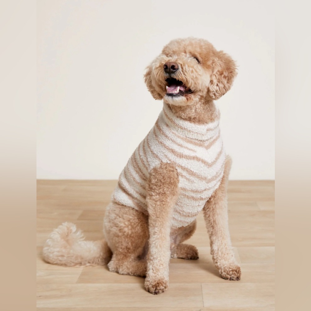 Barefoot Dreams Cozy Chic Dog Sweater Size Large NWT
